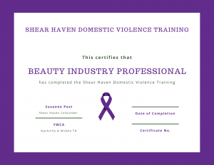 free domestic violence classes online for cosmetologists